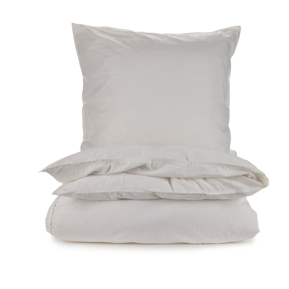Pure Curly Percale sengetøj - hvid